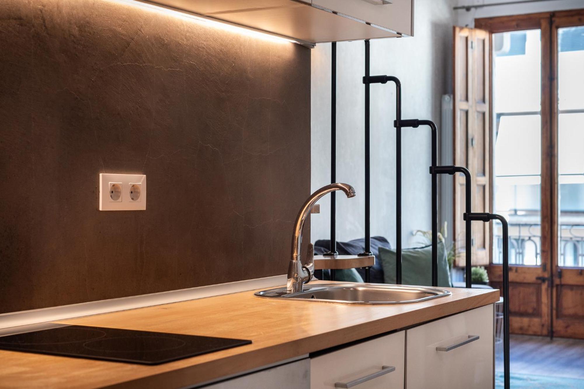 Beautiful Renovated Loft Minutes From The Beach Barcelona Eksteriør bilde