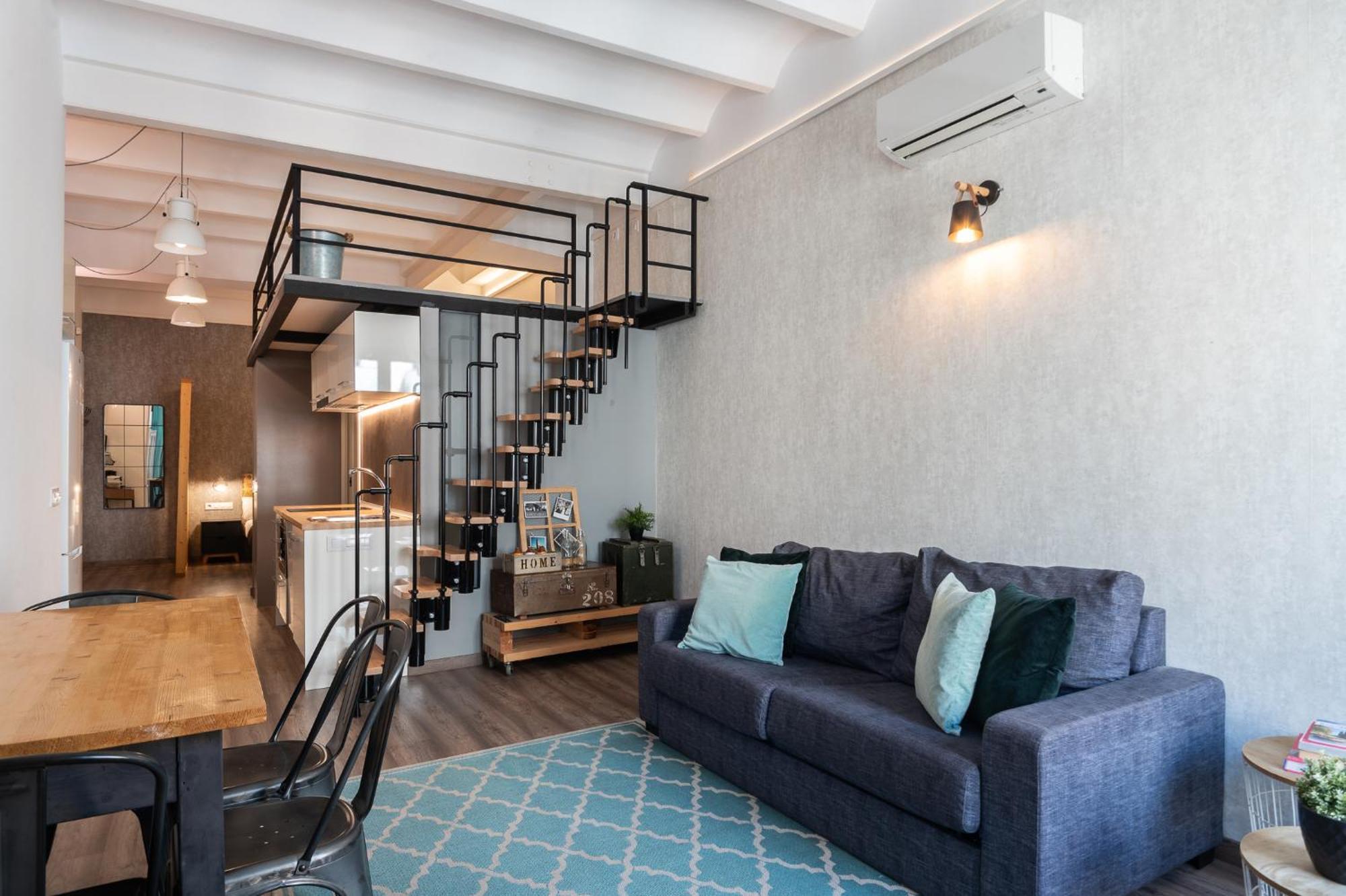 Beautiful Renovated Loft Minutes From The Beach Barcelona Eksteriør bilde